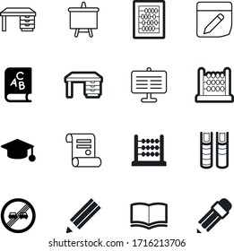 education vector icon set such as: textbook, roll, warning, orange, document, empty, car, bookstore, driver, degree, books, search, start, road, security, agreement, side, graduate, mobile, notepad