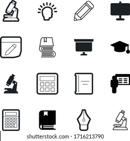 education vector icon set such as: yellow, metal, tool, student, genius, fountain, information, note, person, creativity, learner, speech, lesson, publishing, pencil, bright, imagination, university