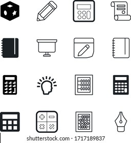 education vector icon set such as: computer, smart, cubes, agreement, alphabet, game, calligraphy, contract, training, analysis, orange, mind, electronic, abstract, graph, blue, metal, graphite