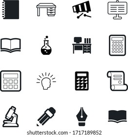 education vector icon set such as: view, xylophone, music, contract, think, diagram, medical, zoom, chart, red, math, play, micro, chalk, clinic, brain, training, pencil, notebook, roll, solution