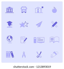 Education vector icons 