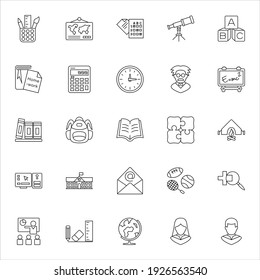 Education vector icons, symbol designs - Part 2