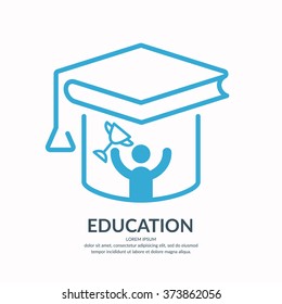 Education vector illustration.