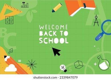 Education. Vector illustration concepts for graphic and web design, business presentation, marketing and print material. Back to school.