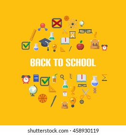 Education Vector Infographics Concept. 