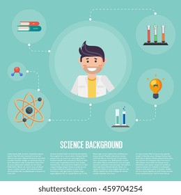 Education Vector Infographics Concept. 