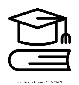Education Vector Line Icon