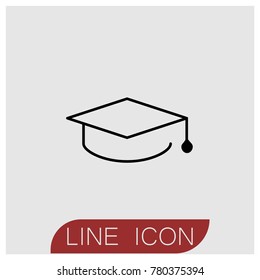Education vector line icon.
