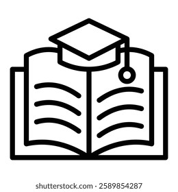 Education Vector Line Icon Design For Personal And Commercial use