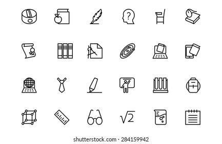 Education Vector Line Icons 3