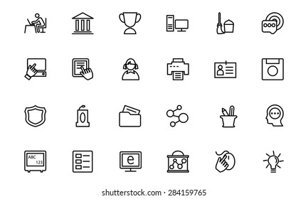 Education Vector Line Icons 4