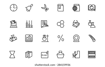 Education Vector Line Icons 5