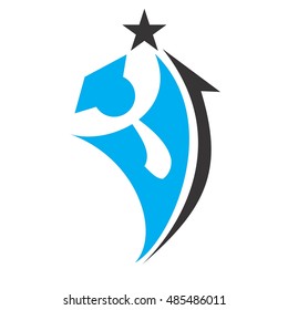 logotipo do vetor da educação
