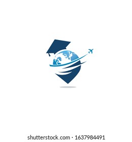 Education vector logo design template.	