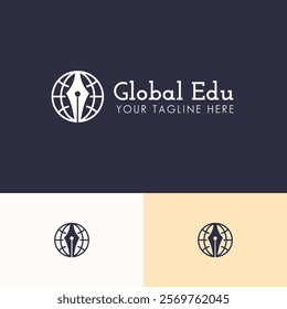 Education vector logo design template