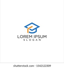 education vector logo graphic modern abstract