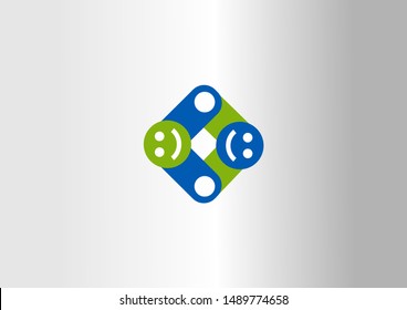 Education vector logo illustration. Simple modern logo for education.