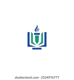 Diseño de Plantilla de logotipo de Vector de Educación