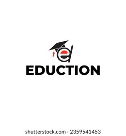 Diseño del logotipo moderno del vector de educación