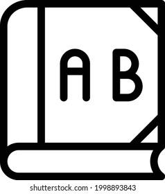 education vector thin line icon