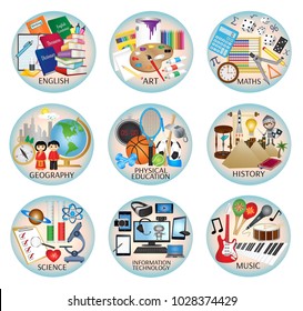 Education web icons