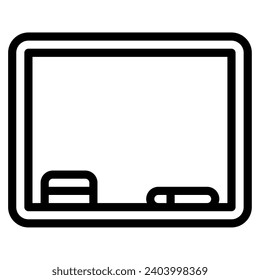 ilustración del objeto vector de pizarra de educación