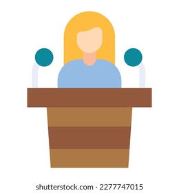 education WOMAN POLITITION BALANCE ICON FOR DOWNLOAD