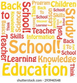 Education Word Cloud Concept Stock Vector (Royalty Free) 293940548 ...