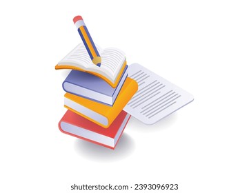 Educational back to school infographic illustration concept