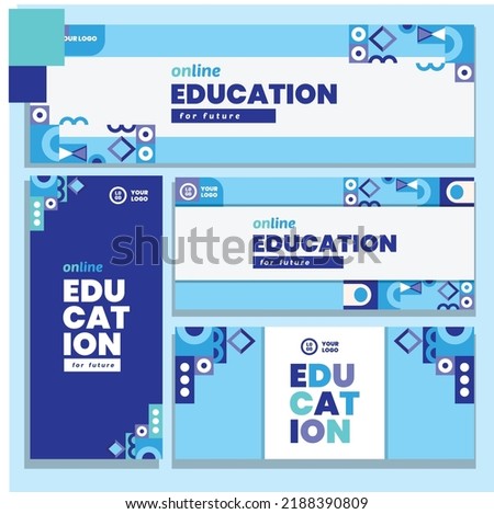 Educational banners, Flat design style can be used for web banners, infographics, hero images. Flat isometric vector illustration isolated on the background.