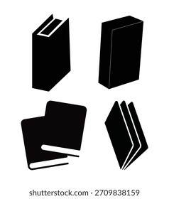 Diseño de conjunto de libros negros educativos