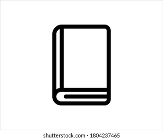 Educational book icon, education icon vector