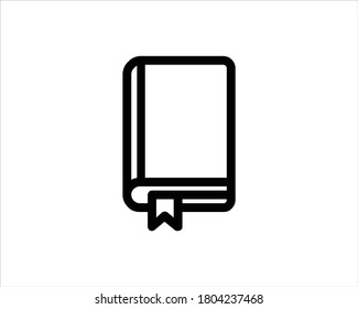 Educational book icon, education icon vector