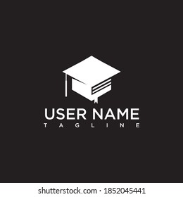 educational book logo concept and education end logo unique, simple, creative