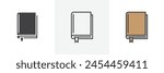 Educational Bookmark Icons for Book Readers