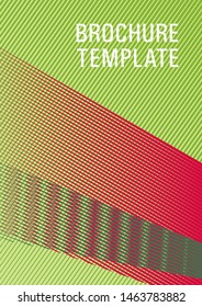 Educational brochure cover. Advanced technological concept. Future geometric pattern Eps10 vector. Corporate report mockup