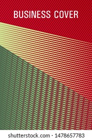 Educational brochure cover. Advanced technological concept. Future geometric pattern Eps10 vector. Corporate report mockup