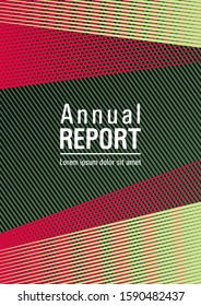 Educational brochure cover. Advanced technological concept. Future geometric pattern Eps10 vector. Corporate report mockup
