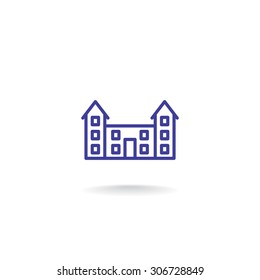 educational buildings icon