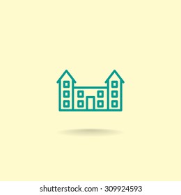 educational buildings icon