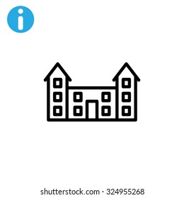 educational buildings icon