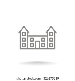 educational buildings icon