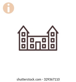 educational buildings icon