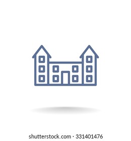 educational buildings icon