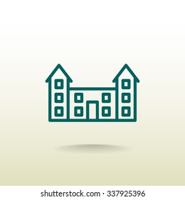 educational buildings icon
