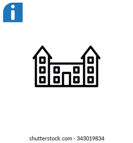 educational buildings icon