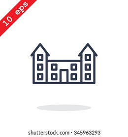 educational buildings icon