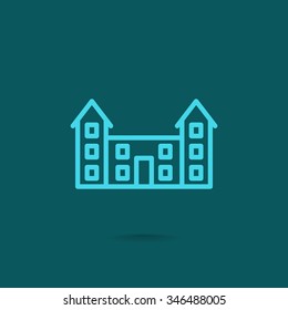 educational buildings icon