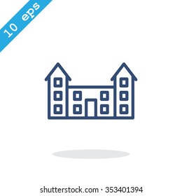 educational buildings icon