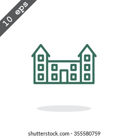 educational buildings icon